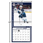 JF Turner Kalendář Winnipeg Jets NHL 2026 Wall Calendar