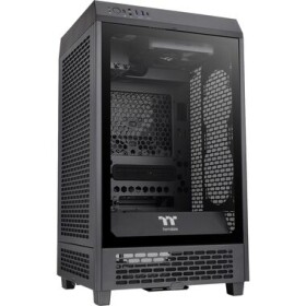 THERMALTAKE The Tower 200 černá / mini ITX / 1x USB-C 3.2 / 2x USB-A 3.0 / bez zdroje / průhledná bočnice (CA-1X9-00S1WN-00)
