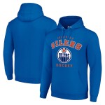 Pánská mikina Edmonton Oilers NHL Starter Logo Pullover Hoodie - Royal Velikost: S