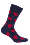 Vzorované pánské ponožky PERFECT MAN-CASUAL černá 42-44