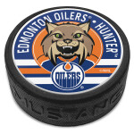 Mustang Puk Edmonton Oilers NHL Hunter Mascot Textured Puck