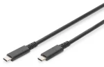 Digitus USB-C – USB-C černý / Kabel / USB4 / 40 Gbps / PD3.0 / 8K 30Hz / 0,8 m (AK-300343-008-S)