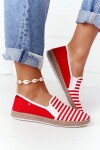 Women's Espadrilles Big Star HH276003 Red-White 37