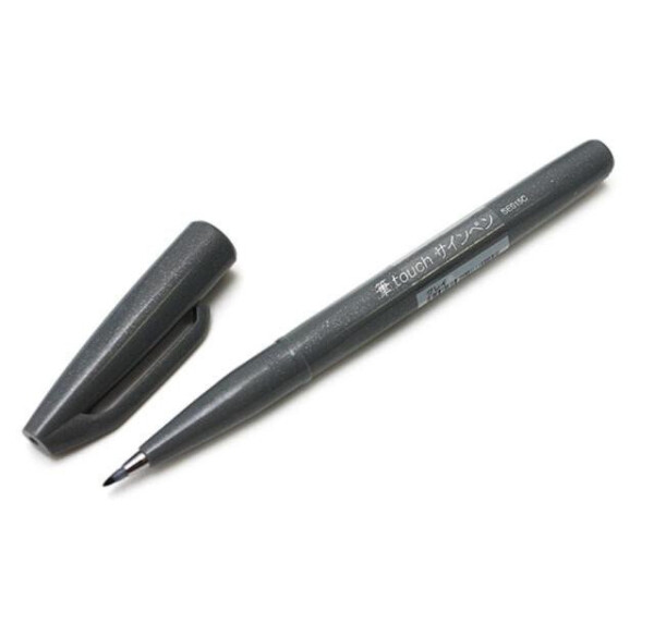 Pentel Brush šedý