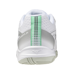 Mizuno Cyclone Speed 5 Jr. White/Black/Frozen Emerald - Sálová obuv Mizuno CYCLONE SPEED 5 Jr. V1GD251121 Velikost obuvi v EU: 38,5