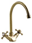 SAPHO - ANTEA stojánková dřezová baterie, výška 275, bronz 3096