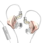 KZ ZEX Sluchátka s mikrofonem (Rose Gold) (8596450026223)