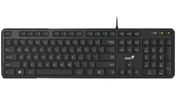 GENIUS Slimstar M200 černá /Kancelářská klávesnice / drátová / USB / CZ+SK layout (31310019403)