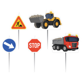 Bagr dortové svíčky 5 ks Bagr dortové svíčky 5 ks