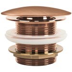 REA - Univerzální vanová výpusť Click-clack - Brush Copper REA-W2016