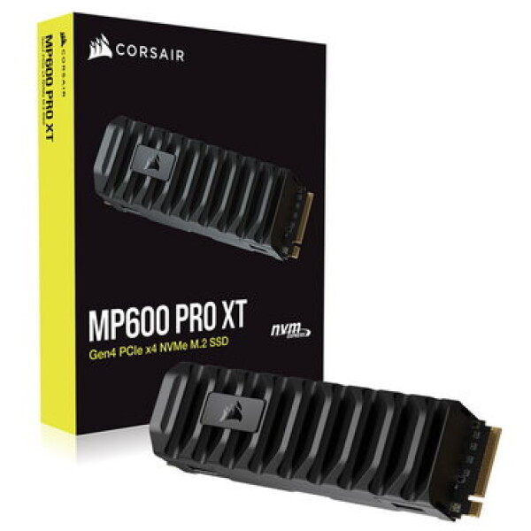 Corsair MP600 PRO XT 2TB / M.2 / NVMe PCIe 4.0 x4 / 3D TLC / R:7100MBps / W:6800MBps / MTBF 1.6mh / 5y (CSSD-F2000GBMP600PXT)