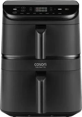 Cosori Turbo Tower černá / Horkovzdušná fritéza / 2630 W / 10.8 L / keramika (CAF-DC121)