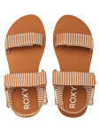 Roxy CAGE BROWN/WHITE letní sandály dámské