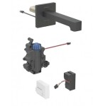 GEBERIT - Brenta Termostatická elektronická umyvadlová baterie pod omítku, síťové napájení, easy to clean, matná černá 116.277.14.1