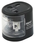 Ořezávátko stolní eagle elektrické USB na 2 tužky černé 130-1851