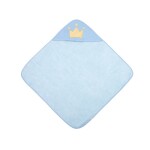 Canpol Babies Měkká osuška s kapucí, 85x85cm - King, modrá