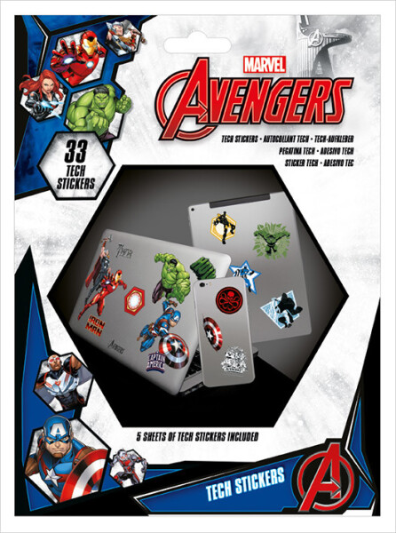 Sada samolepek Marvel - Avengers Heroes - EPEE