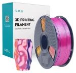 Sunlu PLA+ Silk červená-žlutá-modrá / Struna pro 3D tiskárnu / PLA / 1,75 mm / 1 kg (PLA+ Silk TC R Y Blu)