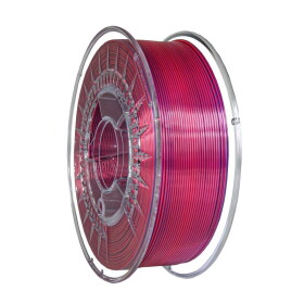 DUAL SILK filament Dark Red-Super Violet 1,75 mm Devil Design 1 kg