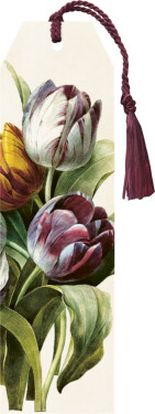 Knižní záložka Purple Tulips