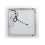 Nimco zrcadlo LED senzor 600 x 600 Model 19000 hliníkový rám, 2x dotykový senzor ZP 19066VX ZP 19066VX