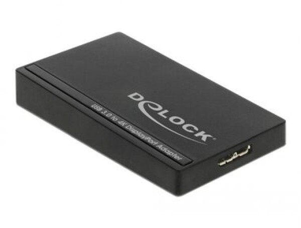 Delock Adaptér USB 3.0 - DisplayPort 1.2 (4K) černá (62581)