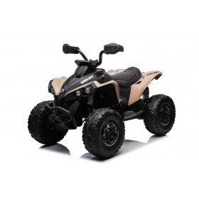 Mamido Dětská elektrická čtyřkolka Maverick ATV 2x200W béžová