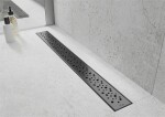 MEXEN/S - Plochá M12 odtokový žlab 50 cm černá 1721050-15