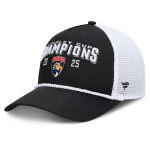 Fanatics Pánská kšiltovka Florida Panthers NHL 2025 Stanley Cup Champions A-Frame Roper Meshback Adjustable Hat - Black
