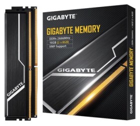 GIGABYTE MEMORY 16GB (KIT 2x 8GB) / 2666MHz / DDR4 / 16-16-16-35 / 1.2V (GP-GR26C16S8K2HU416)