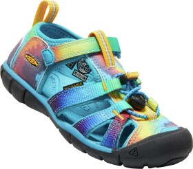 Dětské sandály KEEN SEACAMP II CNX vivid blue/original tie dye - 27/28