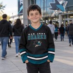 Outerstuff Dětský dres San Jose Sharks NHL Fashion Hockey Jersey Velikost: Dětské M (136 – 152)