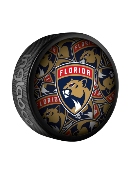 Inglasco / Sherwood Puk Florida Panthers Clone 2022 Souvenir Collector Hockey Puck