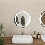 Zrcadlo s LED osvětlením Naturel Iluxit 67x67 cm ZIL6767KLEDBV ZIL6767KLEDBV