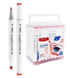 M&G M&G, APMT8605, Student Artist, sada permanentních, oboustranných popisovačů, 60 ks