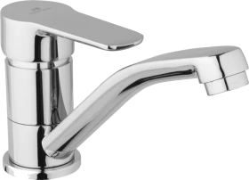 JB Sanitary Stojánková umyvadlová a dřezová baterie MIRAM, otočné ramínko 150 mm M10 20 00