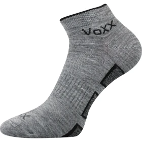 VOXX Ponožky sportovní slabé DUKATON se stříbrem SVĚTLE ŠEDÉ MELÉ (3 páry) 35-38 100714