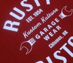 Rusty Pistons Rptsm96 Vista bordeaux triko červená