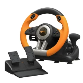 PXN V3 Pro Bundle černo-oranžová / Herní volant / pedály + řadicí páka / 180° / PC, Switch, PS3/4, Xbox One/X/S (PXN-V3PROO)