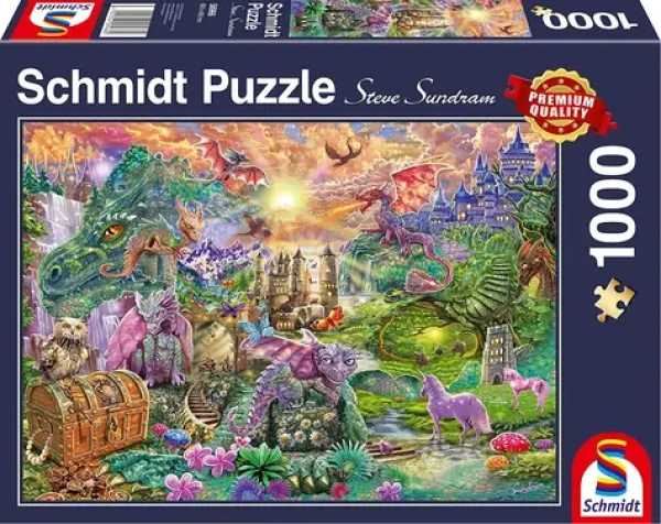 SCHMIDT Puzzle Začarované dračí království