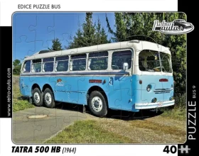 RETRO-AUTA Puzzle BUS č.09 Tatra 500 HB (1964)