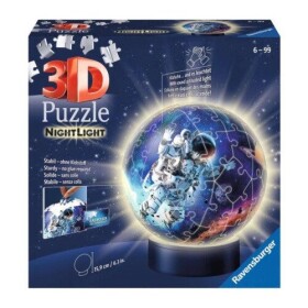 3D Puzzle-Ball: Astronauti ve vesmíru (Noční edice) 72 dílků