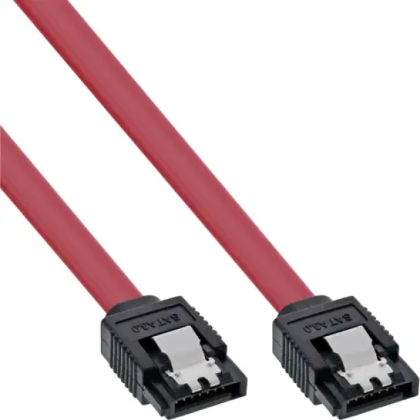 InLine SATA III kabel červená / SATA kabel / 6 Gbit/s / 0,5 m (27305)