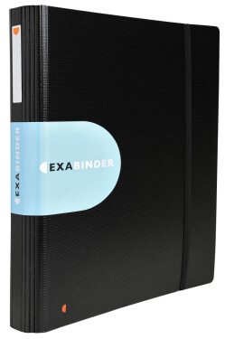 Exacompta Exabinder - 4kroužkový pořadač, A4 maxi, PP, černý