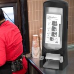 TORK 272250 Xpressnap® Drive Thru zásobník na ubrousky N4 černý