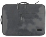 4smarts AirCushion Multi Sleeve 15" šedá / Pouzdro na notebook / do 15" / nylon / kapsa na tablet do 10" (541072)