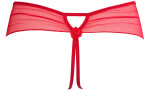 Tanga Plus Size V-8768 červená - Axami 3XL