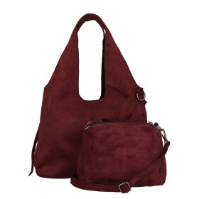 Moderní dámská kabelka na rameno Uma, vínová