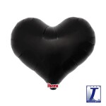 Balónek srdce černé metalické 45 cm TAKARA KOSAN Balónek srdce černé metalické 45 cm TAKARA KOSAN