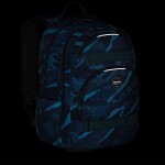 Studentský batoh v modro-tyrkysovém designu VIKI 25078